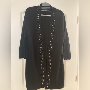 Black Studded Cardigan
